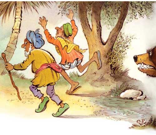 Two campers and a Bear